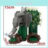 Conjunto de Blocos de Construção de Plástico ABS Tungtungtungsahur com Minifiguras para Brincadeira Criativa