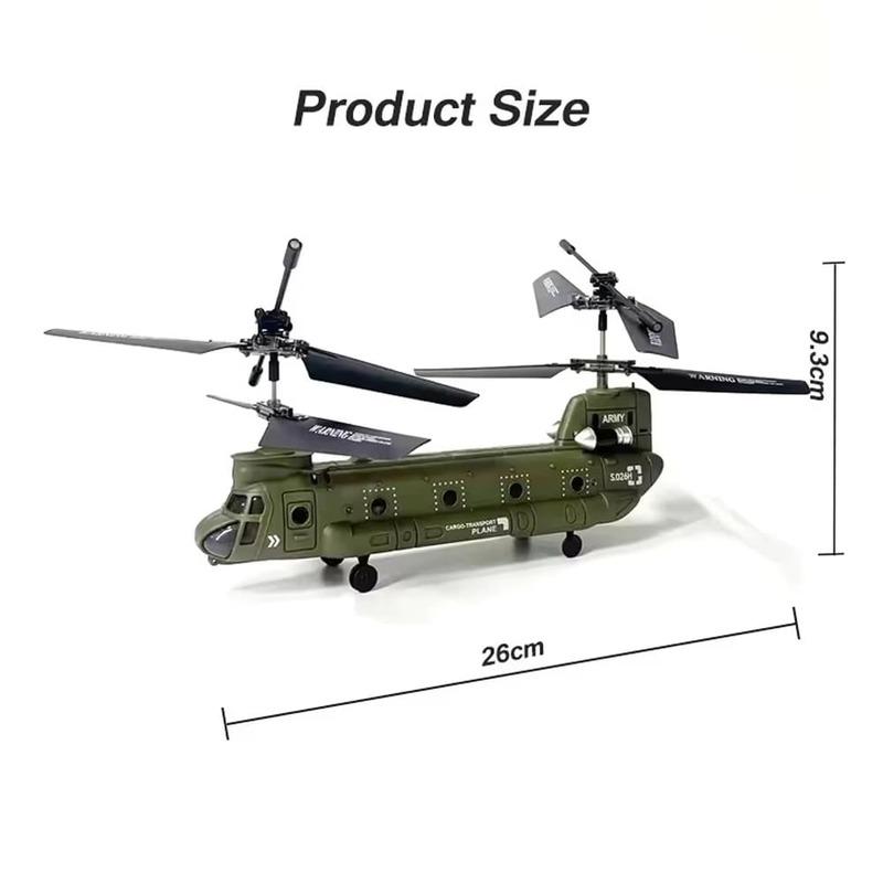 Neuer Hubschrauber S026H Doppelpropeller Feste Höhe Transporthubschrauber Flugzeug Fernbedienung Kinderspielzeug Eltern-Kind Interaktiv Jungengeschenk