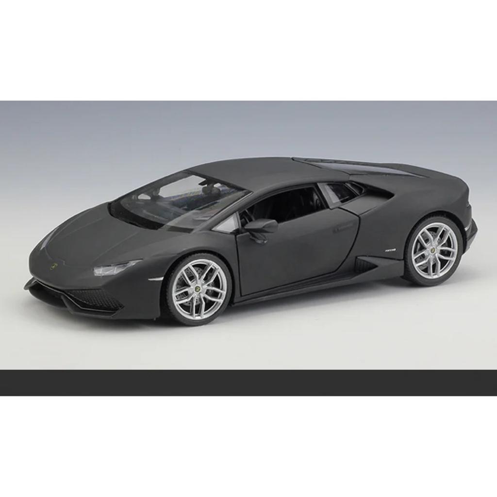 Welly 1/24 Lamborghini Huracan LP610-4 Alloy Racing Car Model Diecast Metal Sports Car Model Simulation Collection Kids Toy Gift