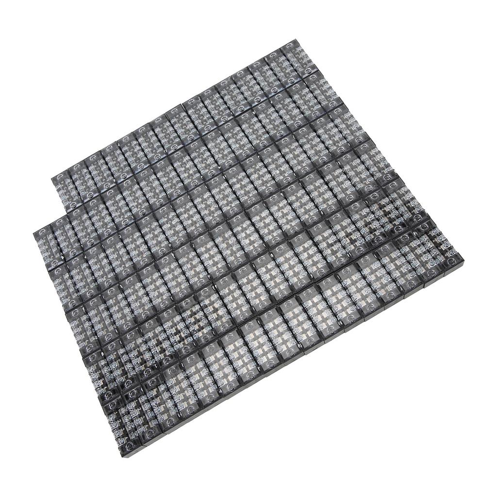 100Pcs 15A 600V TB‑1504L Terminal Block Copper Link Column 4 Sections Power Terminal Block