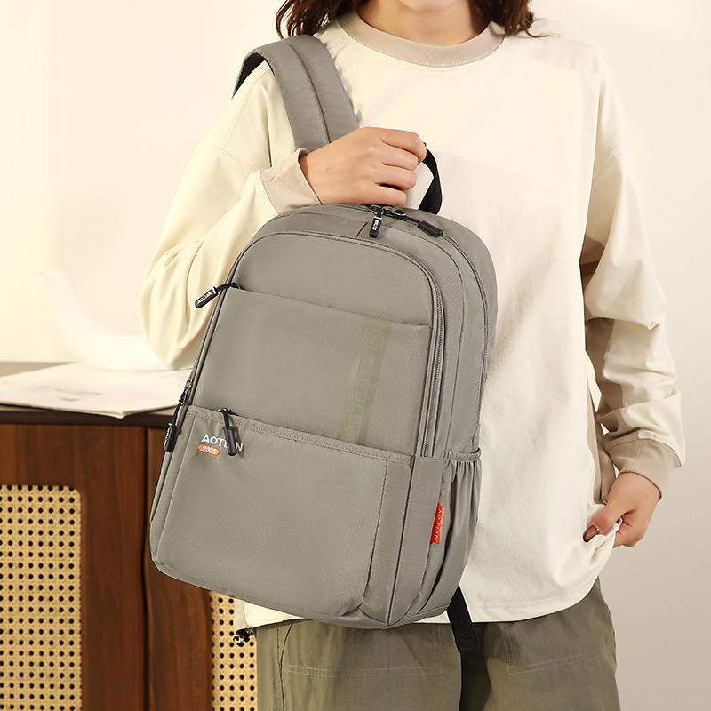 Unisex Large Capacity Backpack Lightweight Wear-resistant Oxford Travel Bag