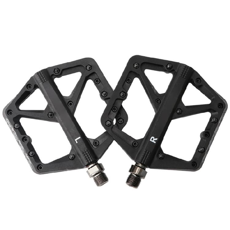 Rutschfeste Fahrradpedale Flache Plattform Versiegelte Lager Fußrasten 9/16 Zoll Gewinde Mountainbike Fußstütze Fahrrad Pedale