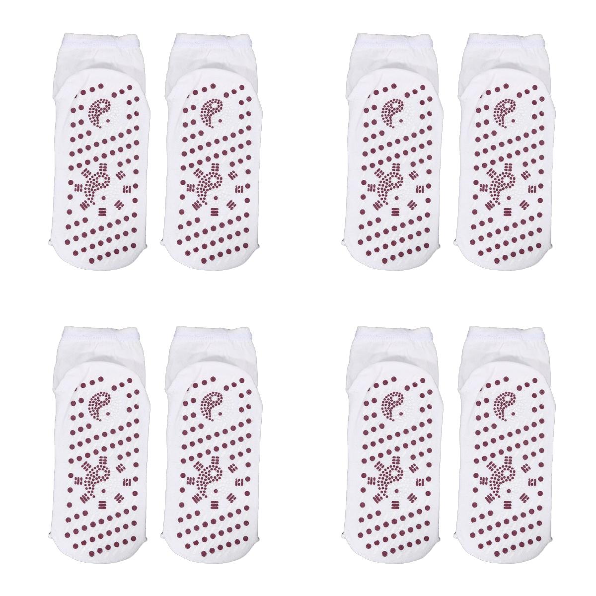 

Магнитные носки унисекс самонагревающиеся носки для ухода за здоровьем турмалиновая терапия удобный дышащий массажер для ног теплый 4Pairs