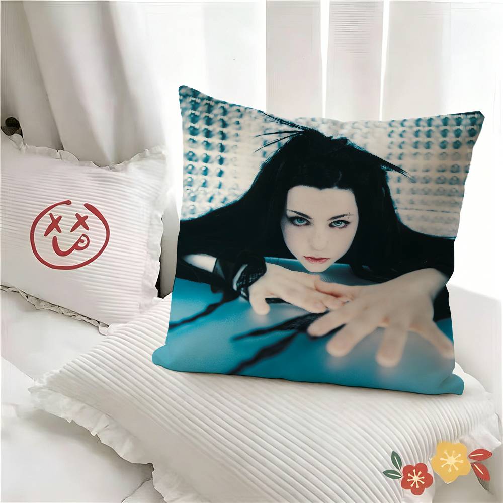 1pc E-Evanescence A-Amy Lee Pillow Case Fashion Square Pillowcase Bedroom Sofa Room Ins Decoration Leisure