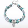 Foot Women Chain Starfish Turtle Sandal Turquoise Bead Ankle Bracelet Boho Beach
