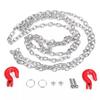 Tow Hook Tow Chain for 1:10 RC Crawler Car Redcat Gen8 VS4-10 Axial SCX10 90046 AXI03007 Capra