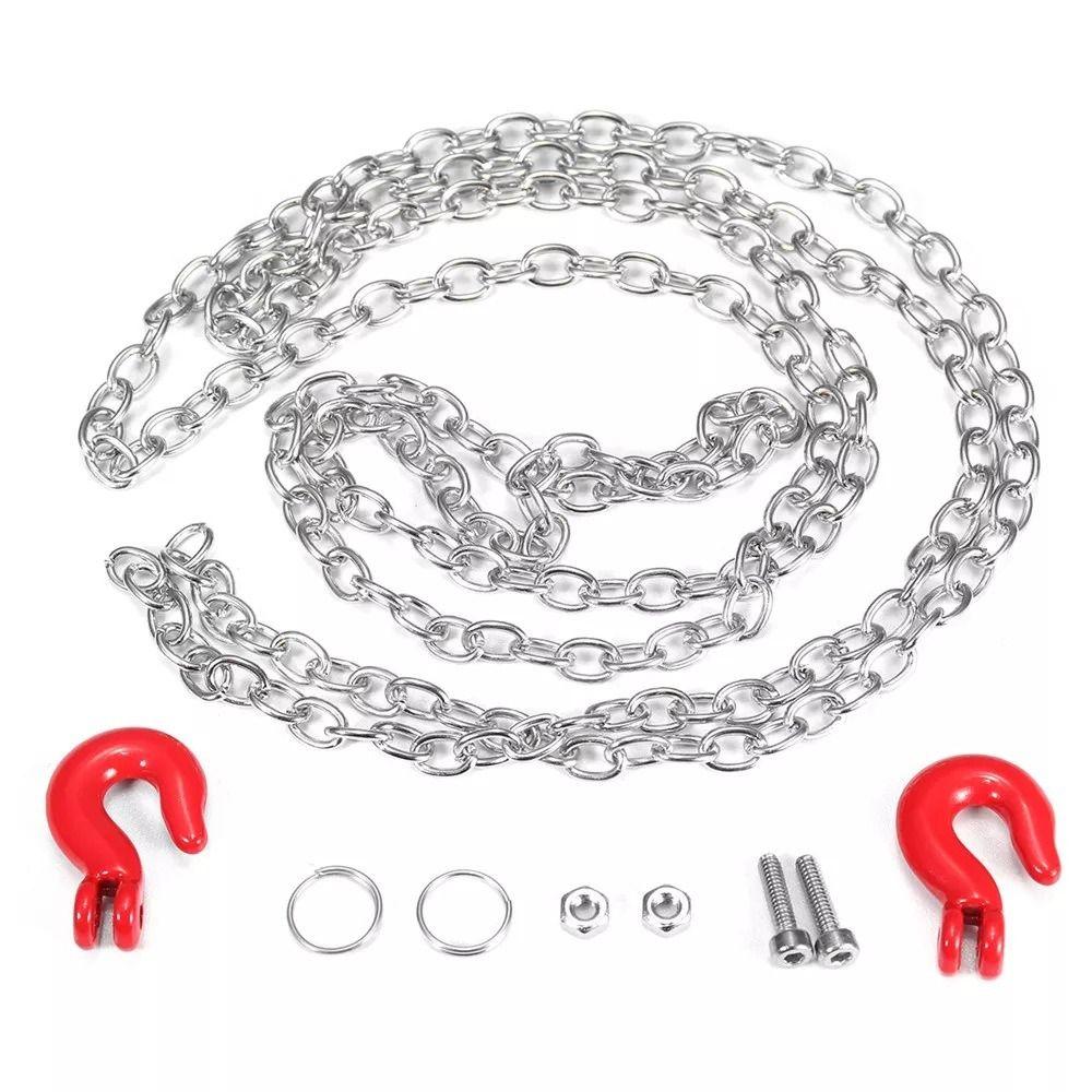 Tow Hook Tow Chain for 1:10 RC Crawler Car Redcat Gen8 VS4-10 Axial SCX10 90046 AXI03007 Capra