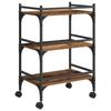 Kitchen Trolley Reclaimed Wood Look 50 x 35 x 75.5 cm Engineered Wood