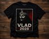 Vlad the Impaler for President 2028 T-Shirt, Political Satire Tee, Vlad Tepes Dracula Horror Graphic
