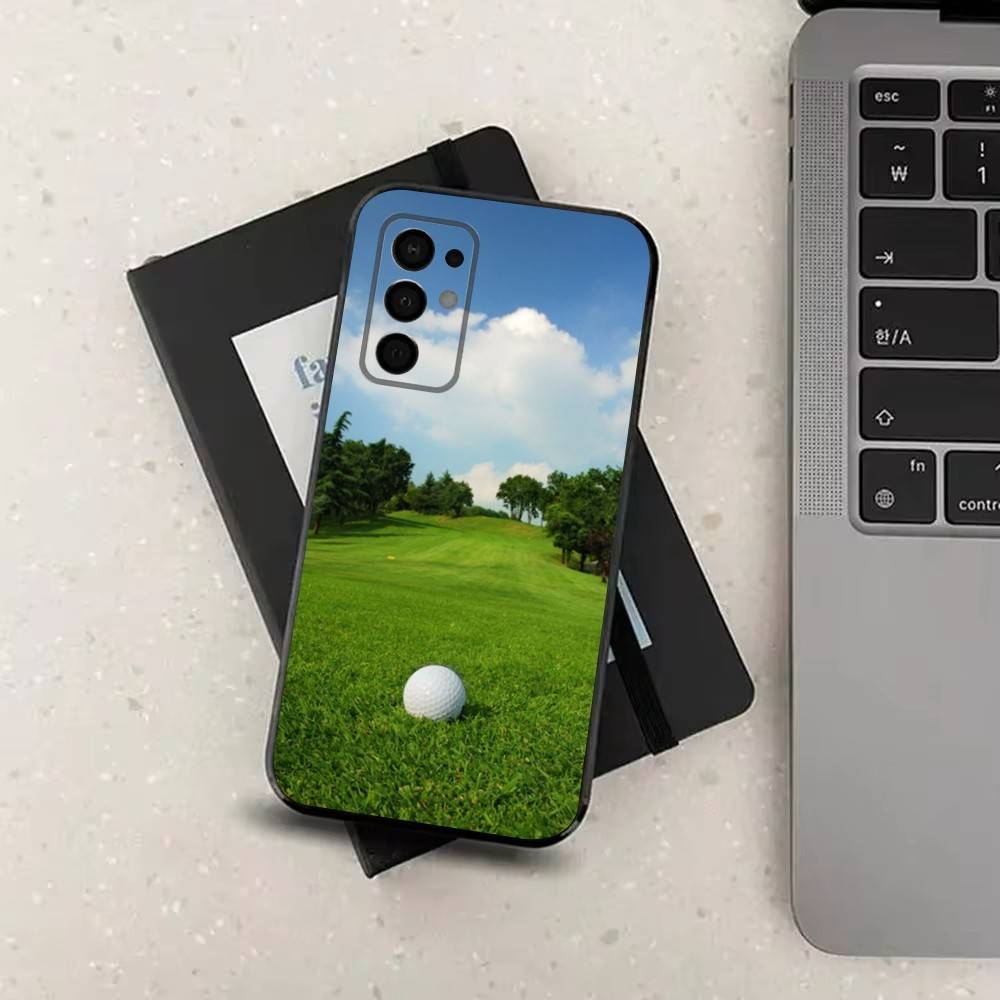 

Sport Golf Ball For Samsung Galaxy A73,31,71,53,32,72,Note,22,41,8,9,52,J7,Soft Black Silicone Cover Case SamsungA51
