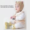 1 Pair Warm Infant Walking Socks Nonslip Bottom Cute Puppy Pattern Cosy Footwear For Cold Weather 0 to 3 Years