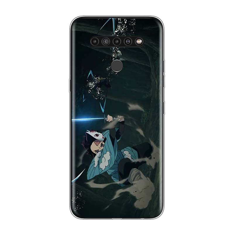 Demon Slayer Kimetsu No Yaiba For LG V60 V50S V50 G8X G8S G8 G7 ThinQ 5G K61 K51S K41S K30 K20 Q60 Q9 Soft Phone Case