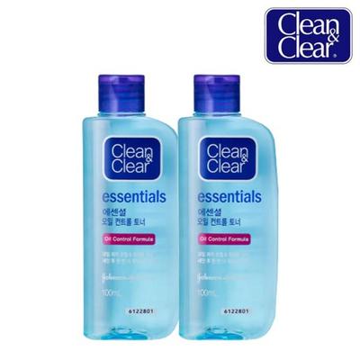 Clean & Clear Essential Oil Control Toner, 100ml, 2 Units