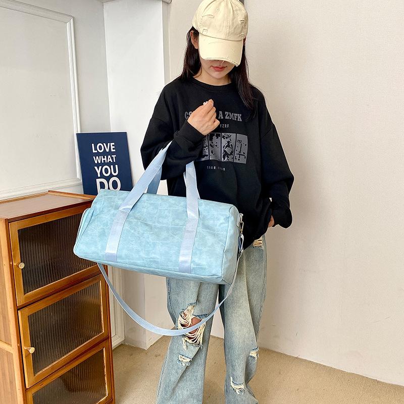 Men's Travel Bag Business Commuter Handbag Short Trip Luggage Bag Wet and Dry Separation Large Capacity Sports Yoga Gym Bag
