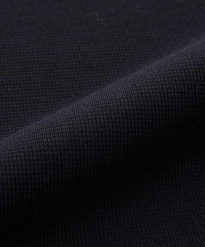 STCO Diems Ripple Knit Slit Neck T-Shirt_Navy (Classic Fit)_Dtsuz42Csn