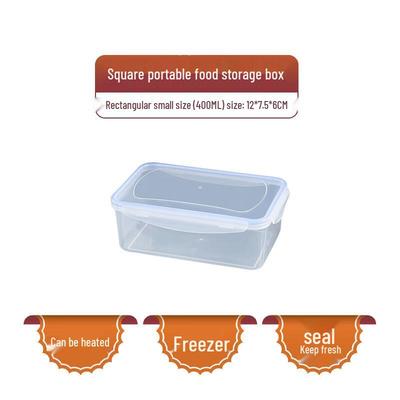 ZISIZ Stapelbare Transparante Voedselbewaarcontainers, 4-delige set