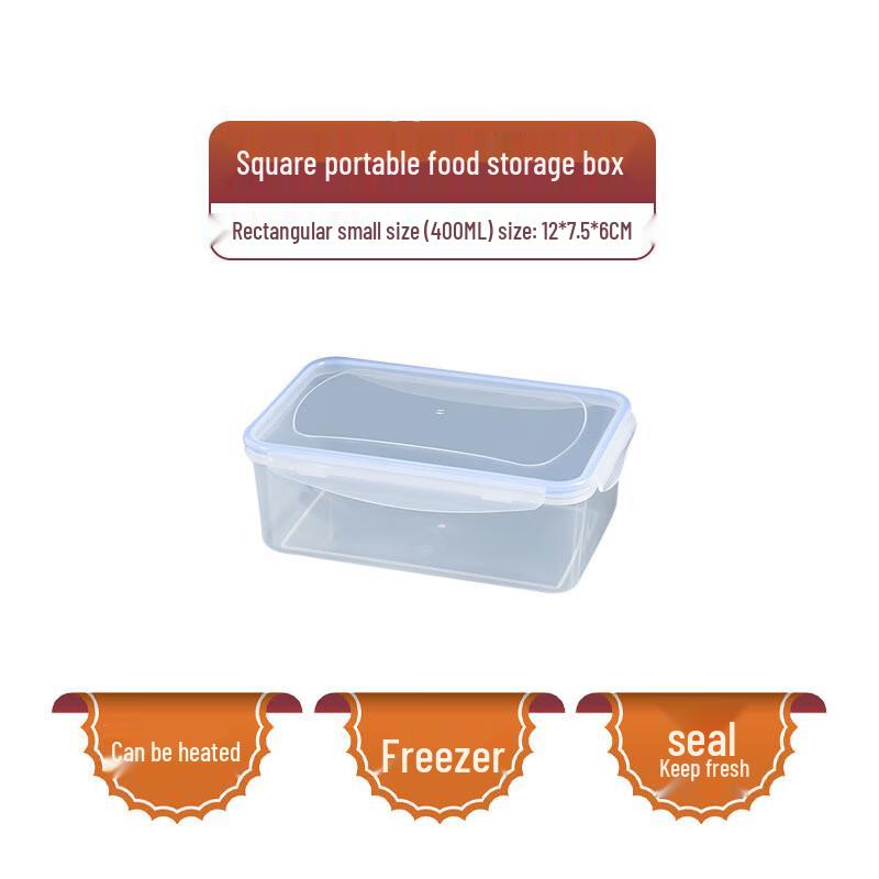 

ZISIZ Stackable Transparent Food Storage Containers, 4-Pack