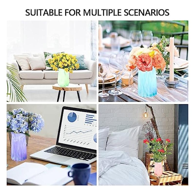 Vase Resin Mould Silicone Flower Pot Molds DIY Handmade Mirror Epoxy Resin Casting Mold Jewelry Making Home Decorations