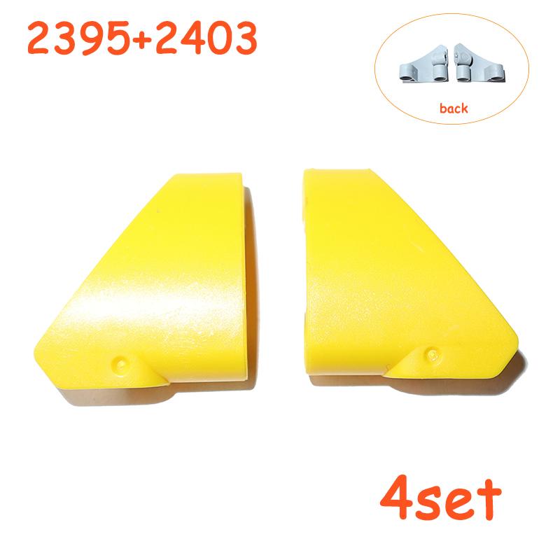 3x3 Cone Shaped Panel Plate Curved Technical Components MOC Mechanical Car Bricks Constructing Block Assembles Particles 2395 2403