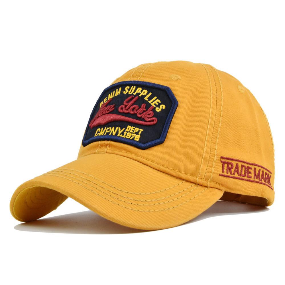 Duck Tongue Baseball Cap Cotton Embroidered Ethnic Vintage Washed Hat Sunshade