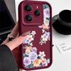 Color Floral Pattern TPU Soft Phone Case For Xiaomi 14T Pro 13T Poco F6 Pro X6 M6 X5 Redmi Note 14 Pro 13 12 11 10 Matte Shockproof Back Cover