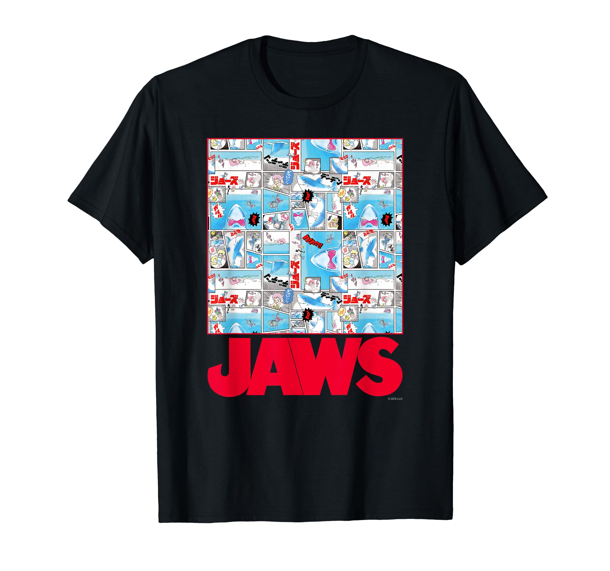 

Jaws CARTOON (FRAME PATTERN) T-shirt