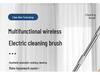 Multi-Functional Electric Long-Handle Cleaning Brush for Kitchen, Bathroom, and Floor