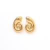 18K Gold Stainless Steel Flower Shell Beach Earrings