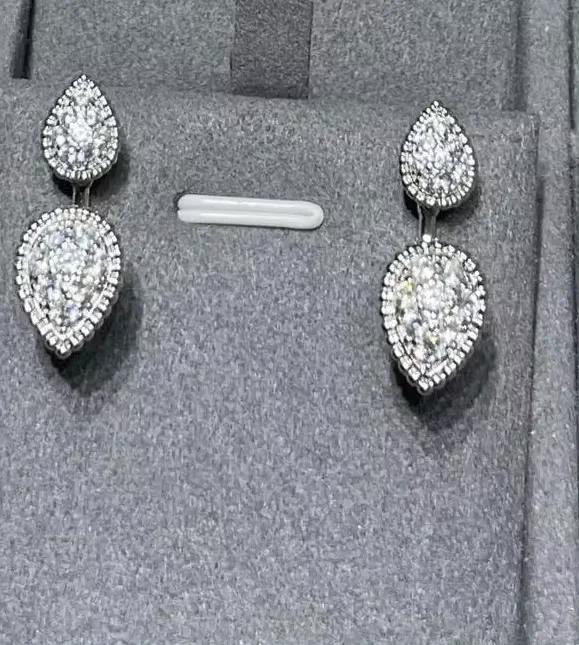 Musla Designer Hot Sale Vintage Earrings for Women Gift Luxury Jewelry Fashion Water Drop Eardrop Pure 925 Sliver Party Ear Stud
