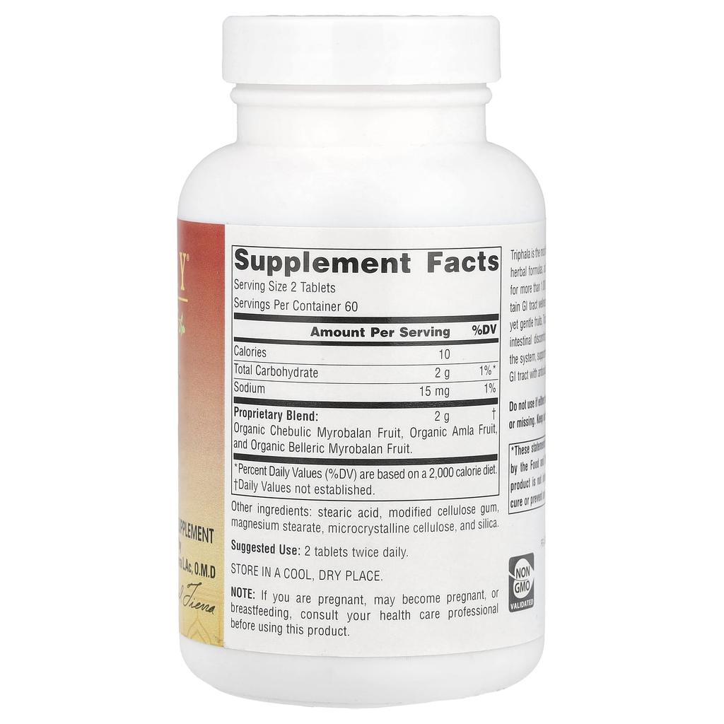 Ayurvedics, Triphala, 1,000Mg, 120 Tablets