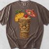 Retro Tiki Cocktail Tee: Pineapple Mai Tai, Comfort Colors Cotton, Soft Print