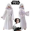 Star Wars Leia Organa Solo Cosplay Kostým Bílé Šaty Oblečení Pro Dospělé Halloween