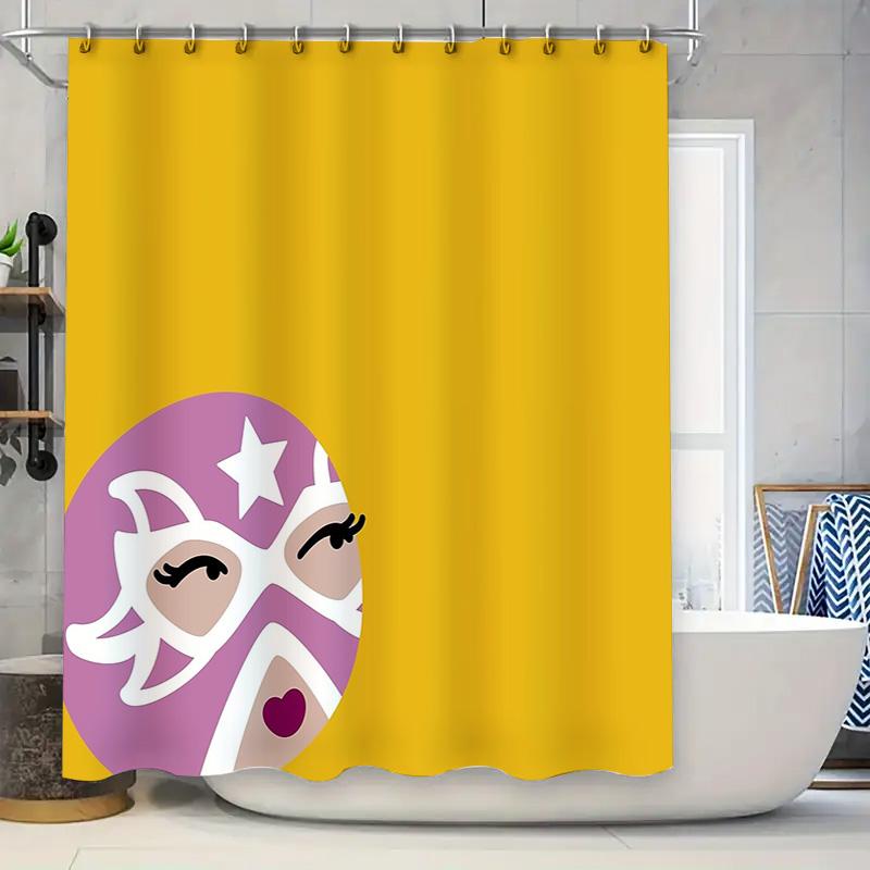 

Cute Cat Bathroom Decor Shower Curtain Sets Waterproof Animal Kitty Pattern Liner For Home W60H190(CM)-1 Pcs