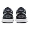 Jordan Air Jordan 1 Slip Resistant Abrasion Resistant Low top Vintage Basketball Shoes GS Black White 553560-040(Team56-)