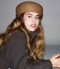 Autumn Winter 100% Wool Felt Blocked Beret Women Elegant Bread Pumpkin Berets Men Ladies Wedding Painter Pillbox Fascinator Hat