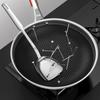KOBACH 32cm 316L Edelstahl Wok mit Wabenmuster