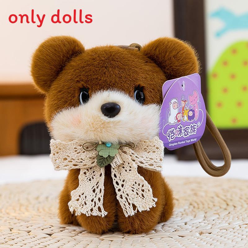 Cute Dog Rabbit Bear Plush Dolls With Pp Cotton Filling For Kids And Gift Giving
