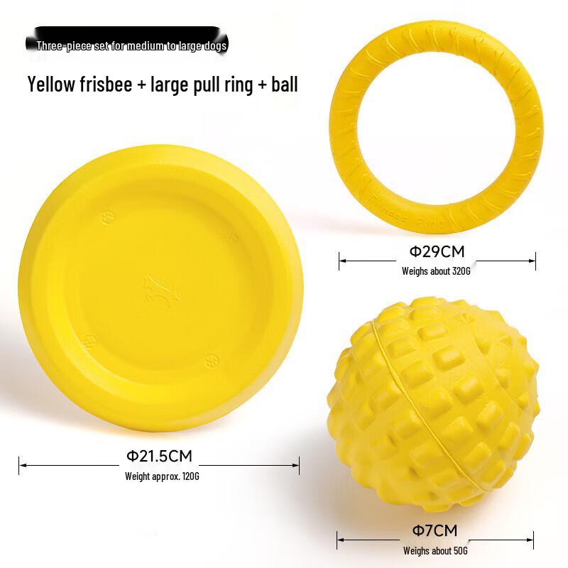 Petlimit Soft Flying Disc & Toy Set for Dogs