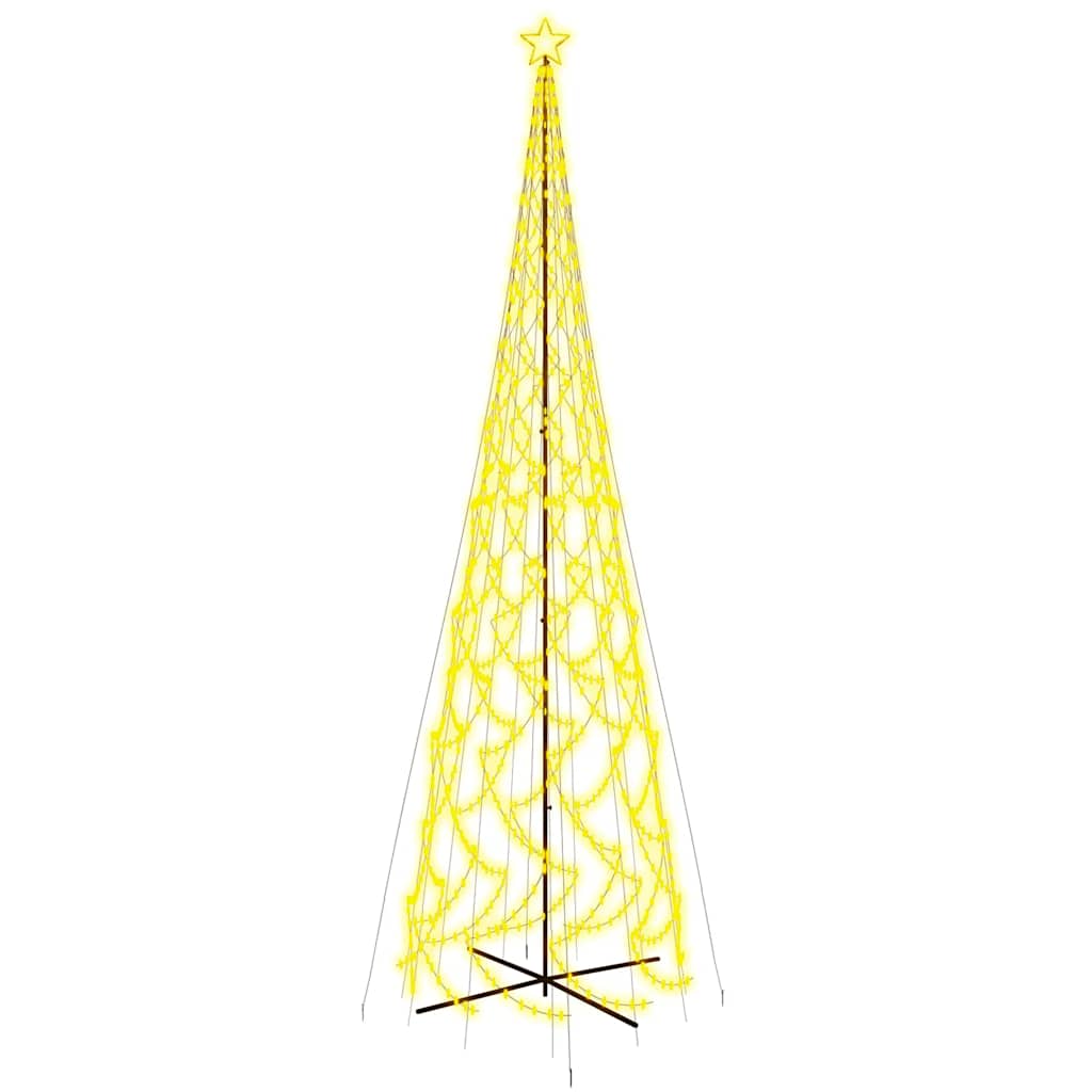 Vidaxl Choinka Stożkowa, 3000 Ciepłych Białych Led, 230X800 Cm