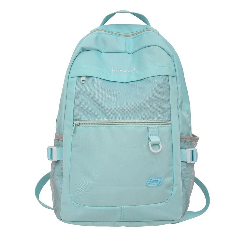 Student Schoolbag Backpack Fashionable Large Capacity Versatile Waterproof College Student Backpack Lightweight