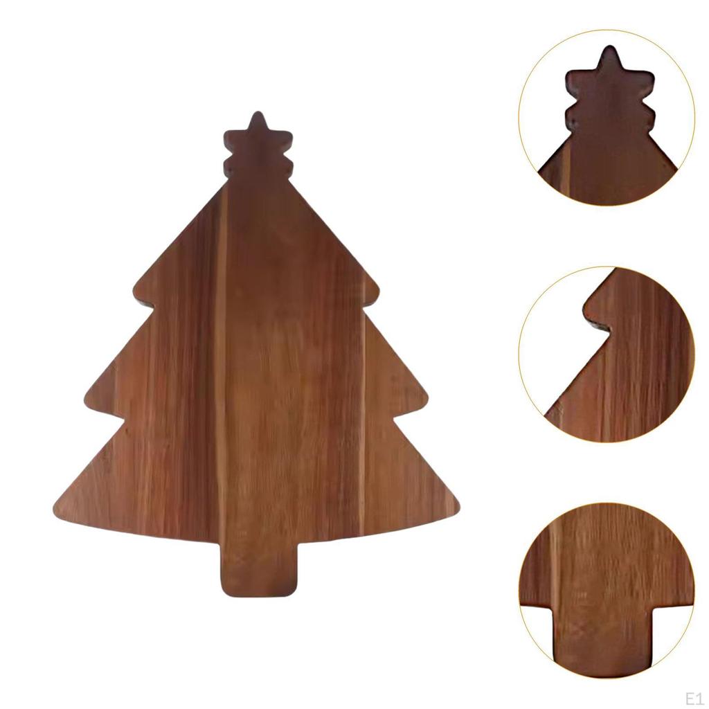 Christmas Cutting Board, Dessert Plate, Cheese Sushi Serving Tray Shaped Like A Meat And