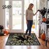 3D Optical Illusion Rug Skeleton Halloween Rug, Spooky Entrance Depth Soft Crystal Velvet Carpet Pattern Non-Slip Floor Mat for Living Room