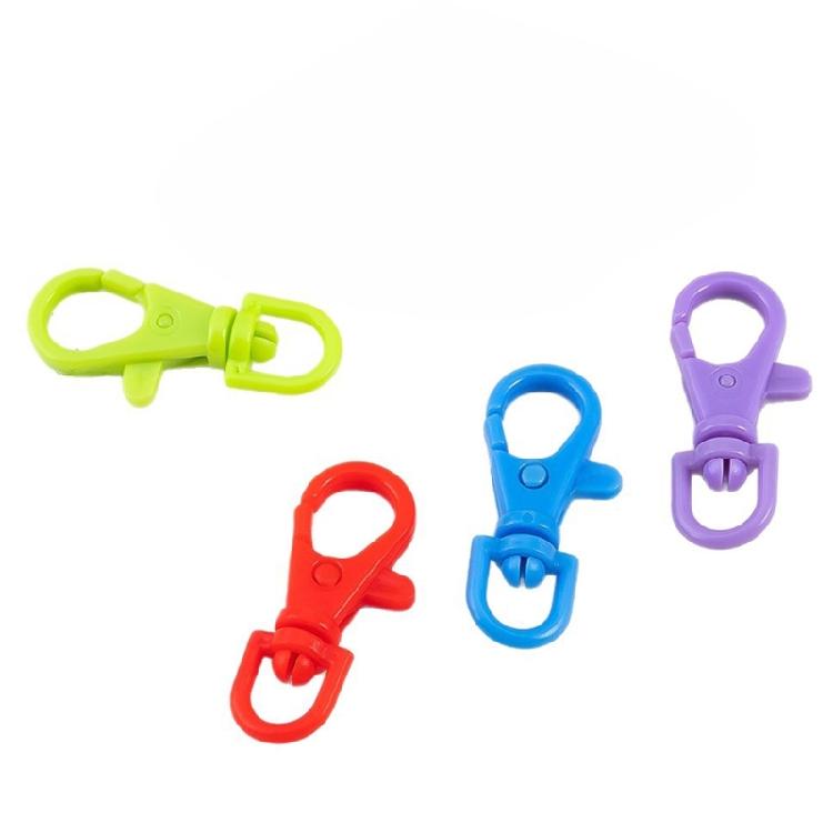20PCS Practical Plastic Lobster Clasps Safe Materials Jewelry Component Supplies for Jewelry Findings and Keychains