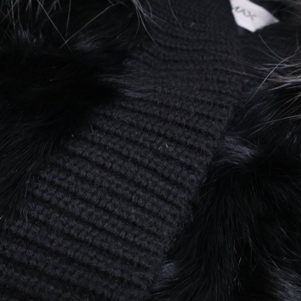 SPORTMAX [Domestic regular] 24660203 Real fur x quilting switching down coat 42 blackUsed