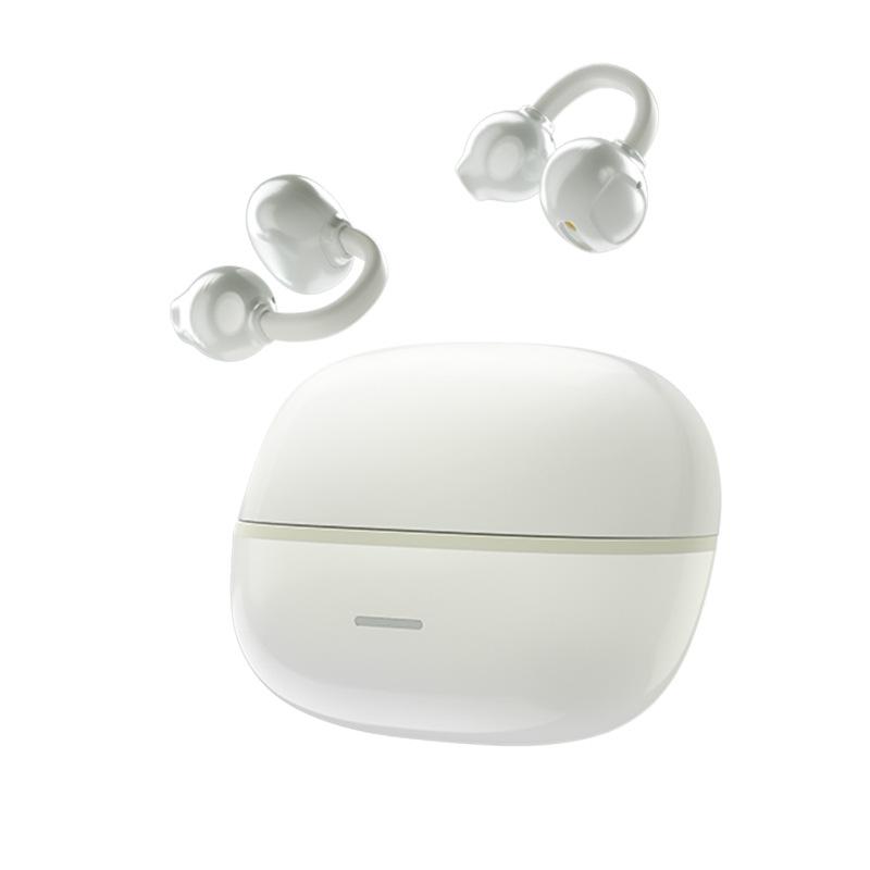 Huaqiangbei 2025 True Wireless Ear Clip Bluetooth Headphones - Ultra-Long Battery Life, Pain-Free Design.