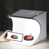 Photo Light Box Foldable USB Powered Portable Mini Photography LED Light Tent with 6 Background for Jewelry Watch White