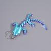 Adorable Multi Jointed Keyrings Creative 3D Printed Gecko Figurine Keychain Unique Backpack Decoration Accessories Gifts