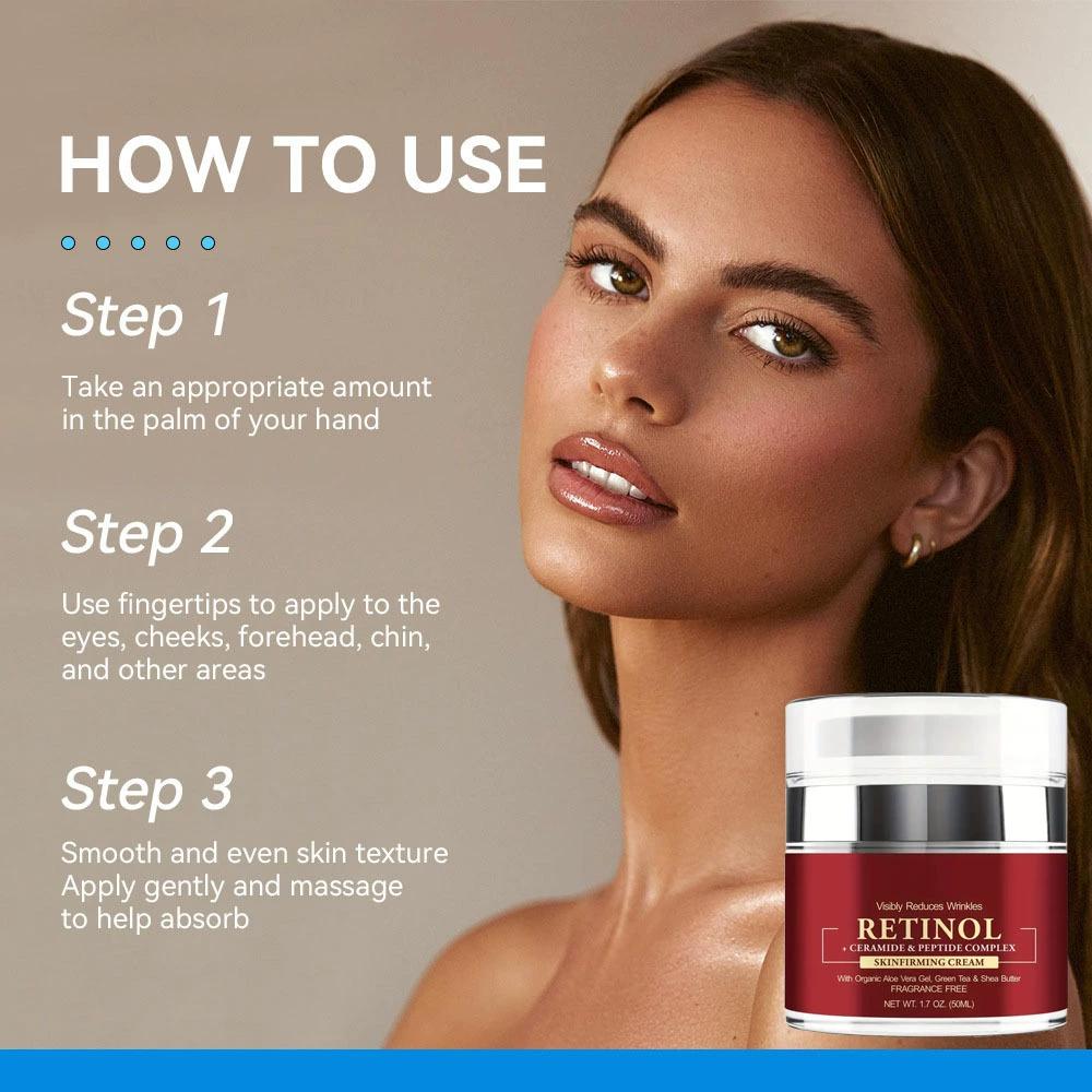 Retinol Lifting Straffende Creme Reparierende Feuchtigkeitsspendende Nährende Creme Aufhellende Haut Gesichtscreme Anti-Aging Gesicht Hautpflege