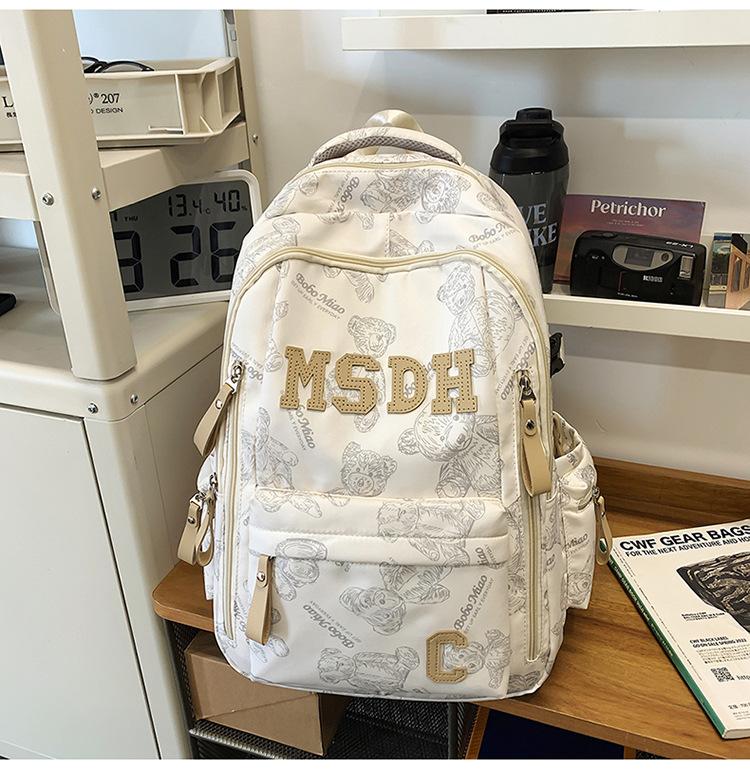 Schoolbag Schoolbag Boys Junior High School Students High School Students Printed Girls Backpack Elementary School Students 1011 New Travel Backpack