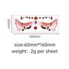 Cross Border Popular Halloween Makeup Face Stickers Tattoo Cute Witches Troublemakers Party Activities Waterproof Decorative
